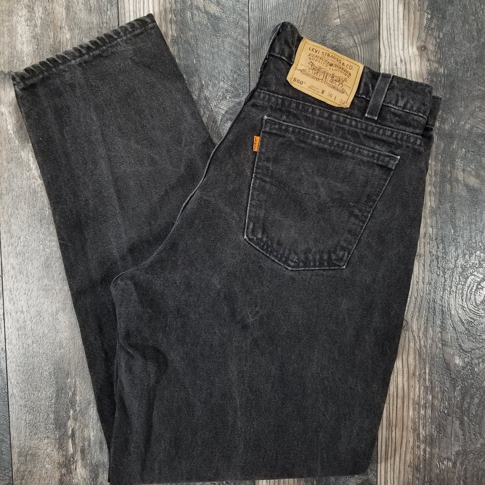 Vintage Levis 560 Orange Tab Loose Tapered 36x32